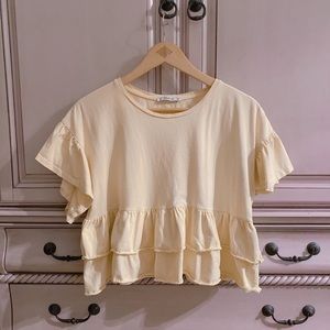 Ruffled Crop Top